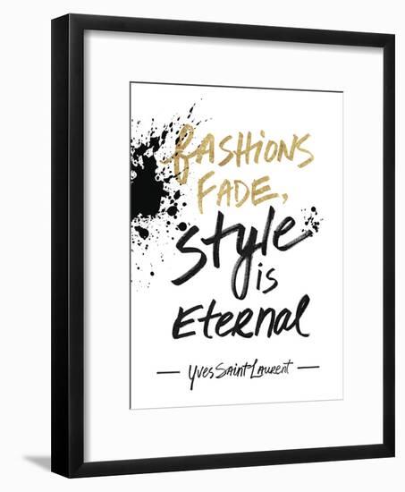 Style is Eternal-Lottie Fontaine-Framed Art Print