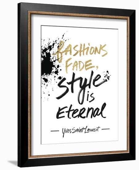 Style is Eternal-Lottie Fontaine-Framed Art Print