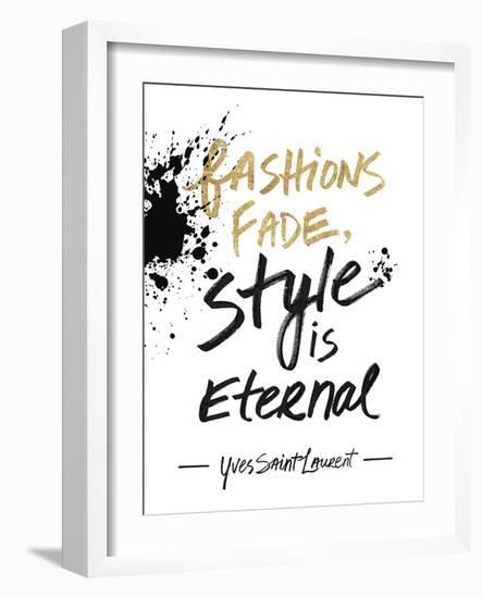 Style is Eternal-Lottie Fontaine-Framed Art Print