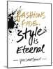 Style is Eternal-Lottie Fontaine-Mounted Art Print