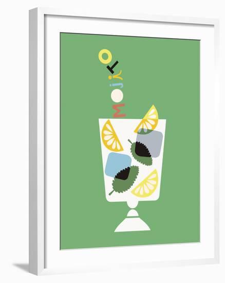 Stylish Cocktails - Mojito-Sophie Ledesma-Framed Giclee Print