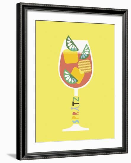 Stylish Cocktails - Spritz-Sophie Ledesma-Framed Giclee Print