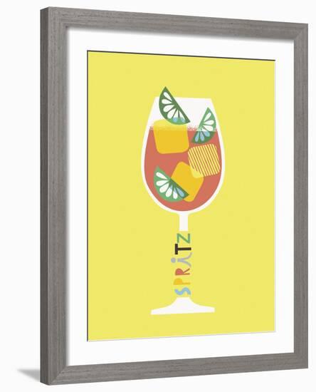 Stylish Cocktails - Spritz-Sophie Ledesma-Framed Giclee Print