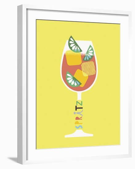 Stylish Cocktails - Spritz-Sophie Ledesma-Framed Giclee Print