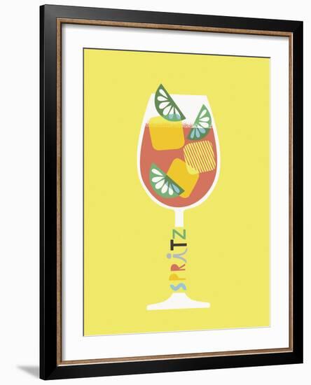 Stylish Cocktails - Spritz-Sophie Ledesma-Framed Giclee Print