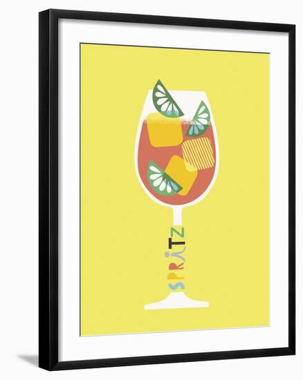 Stylish Cocktails - Spritz-Sophie Ledesma-Framed Giclee Print