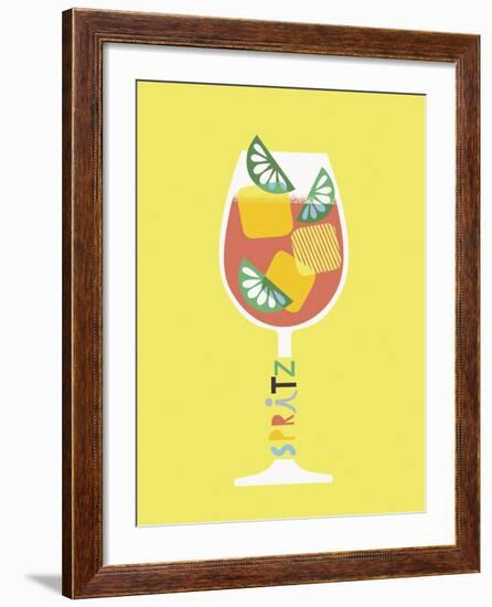 Stylish Cocktails - Spritz-Sophie Ledesma-Framed Giclee Print