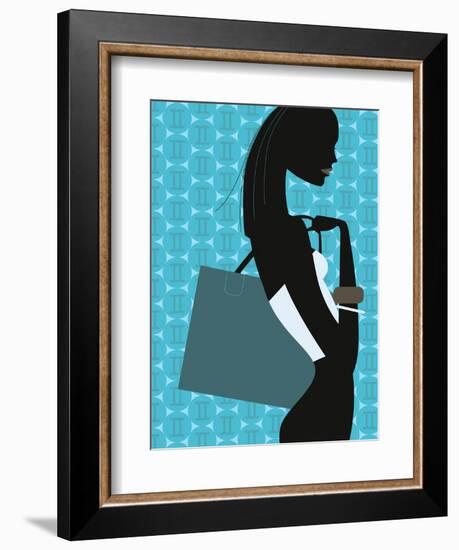 Stylish Woman-null-Framed Giclee Print