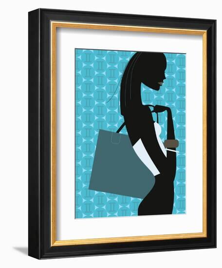 Stylish Woman-null-Framed Giclee Print