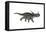 Styracosaurus Dinosaur Running-Stocktrek Images-Framed Stretched Canvas