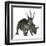 Styracosaurus Dinosaur-Stocktrek Images-Framed Art Print