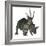 Styracosaurus Dinosaur-Stocktrek Images-Framed Art Print