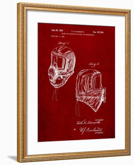 Sub Zero Mask Patent-Cole Borders-Framed Art Print
