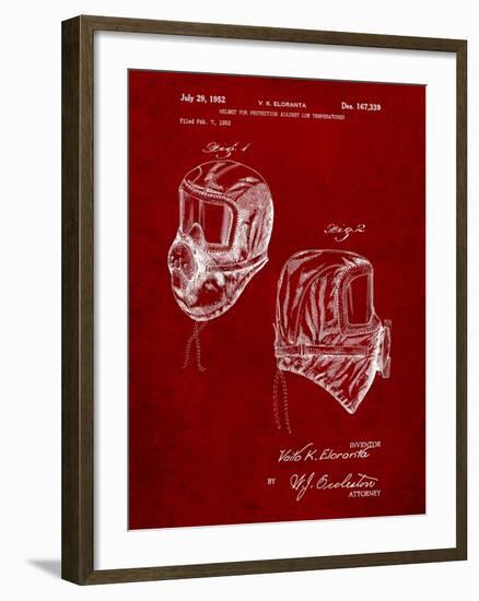 Sub Zero Mask Patent-Cole Borders-Framed Art Print