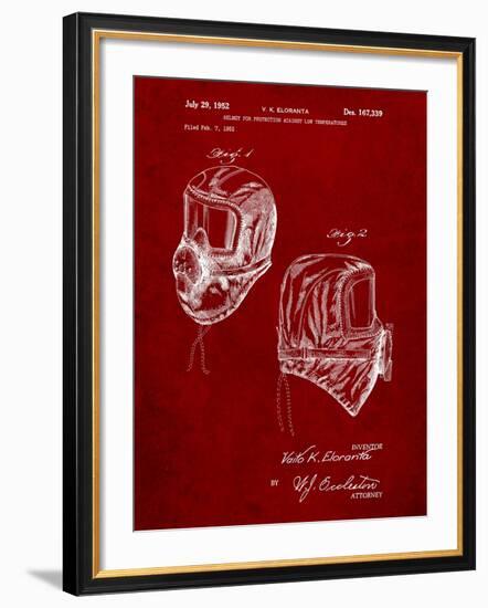 Sub Zero Mask Patent-Cole Borders-Framed Art Print