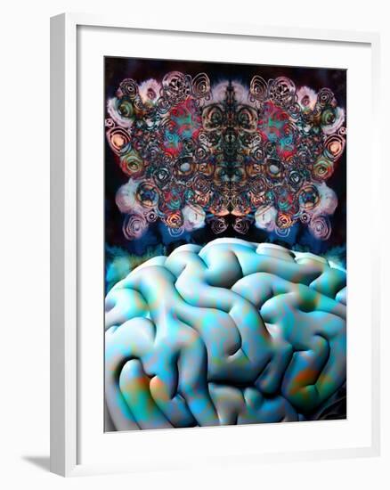 Subconsciousness, Conceptual Image-Stephen Wood-Framed Photographic Print