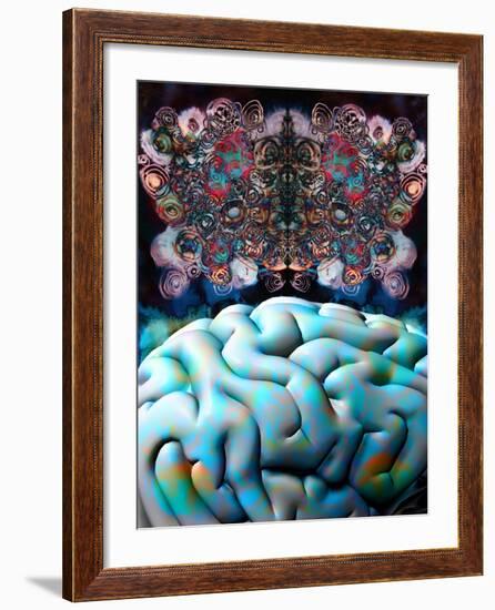 Subconsciousness, Conceptual Image-Stephen Wood-Framed Photographic Print