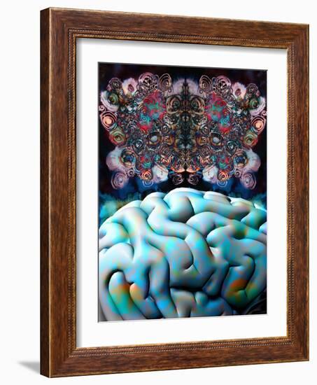 Subconsciousness, Conceptual Image-Stephen Wood-Framed Photographic Print