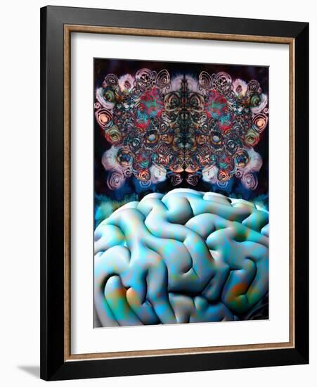 Subconsciousness, Conceptual Image-Stephen Wood-Framed Photographic Print
