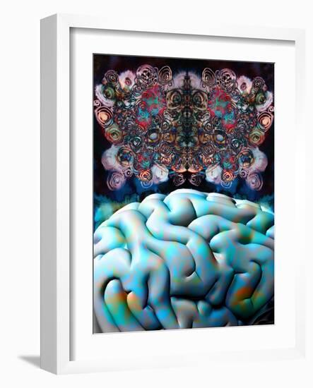 Subconsciousness, Conceptual Image-Stephen Wood-Framed Photographic Print