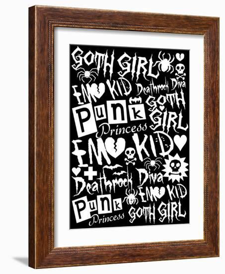 Subculture Girl-Roseanne Jones-Framed Giclee Print