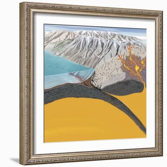 Subduction Zone Processes-Jose Antonio-Framed Premium Photographic Print