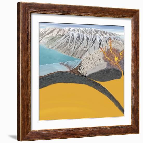 Subduction Zone Processes-Jose Antonio-Framed Premium Photographic Print