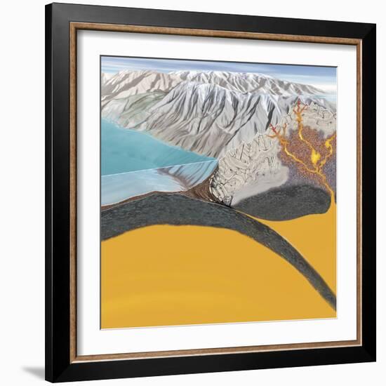 Subduction Zone Processes-Jose Antonio-Framed Premium Photographic Print