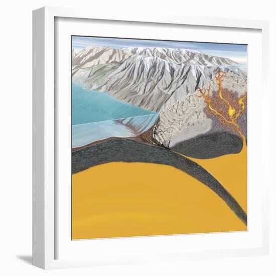 Subduction Zone Processes-Jose Antonio-Framed Premium Photographic Print