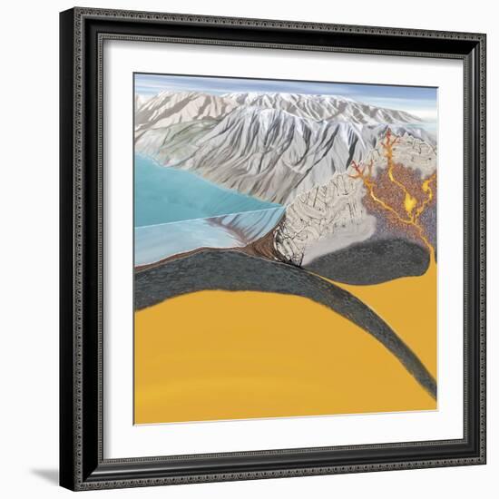 Subduction Zone Processes-Jose Antonio-Framed Premium Photographic Print