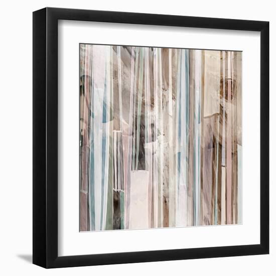 Subdued I-Isabelle Z-Framed Art Print