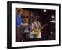 Subject: Jimmy Page and Robert Plant Formerly of Led Zeppelin Performing at Live Aid-David Mcgough-Framed Premium Photographic Print