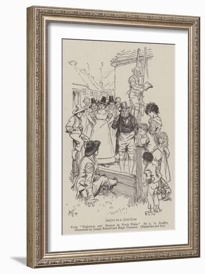 Subject to a Catechism-null-Framed Giclee Print