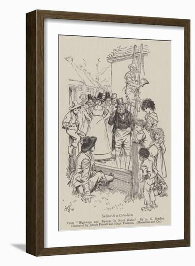 Subject to a Catechism-null-Framed Giclee Print