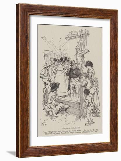 Subject to a Catechism-null-Framed Giclee Print