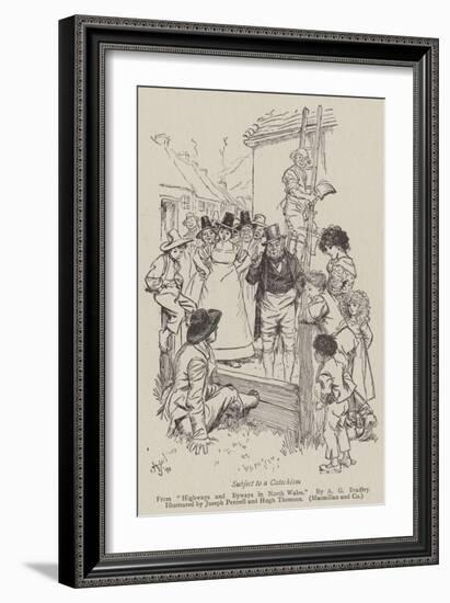 Subject to a Catechism-null-Framed Giclee Print