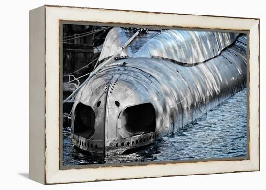 Submarine at Philadelphia Marina-null-Framed Stretched Canvas