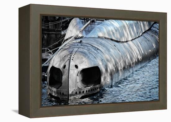 Submarine at Philadelphia Marina-null-Framed Stretched Canvas