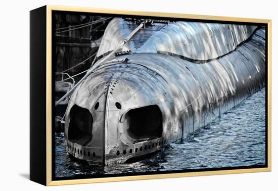 Submarine at Philadelphia Marina-null-Framed Stretched Canvas