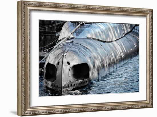 Submarine at Philadelphia Marina-null-Framed Photo