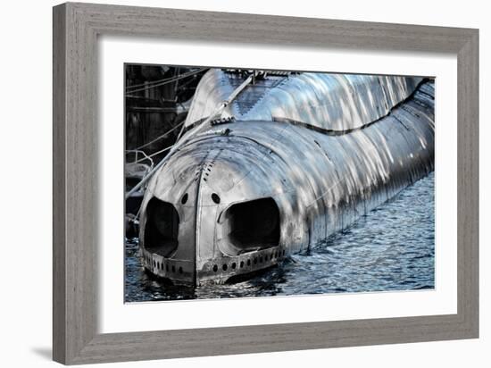 Submarine at Philadelphia Marina-null-Framed Photo