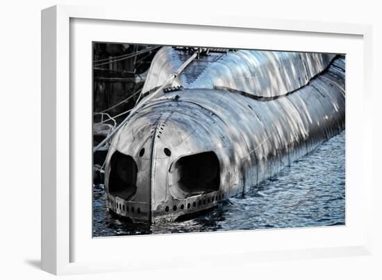 Submarine at Philadelphia Marina-null-Framed Photo
