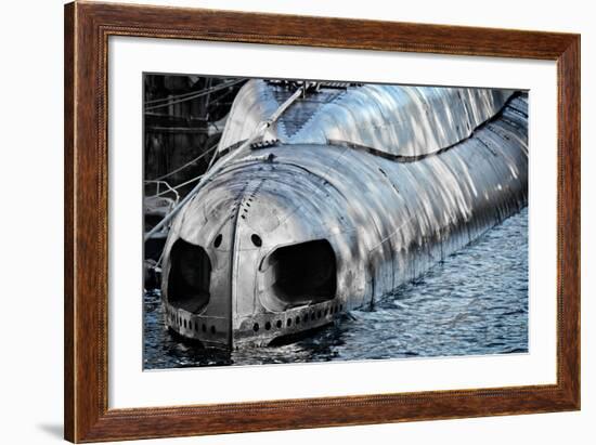 Submarine at Philadelphia Marina-null-Framed Photo