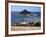 Submerged Causeway at High Tide, Seen Over Rooftops of Marazion, St. Michael's Mount, England-Tony Waltham-Framed Photographic Print