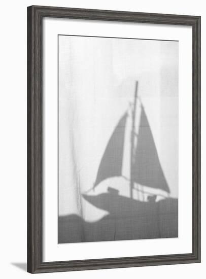 Substance, Silhouette, Sailing Ship-Nikky-Framed Photographic Print