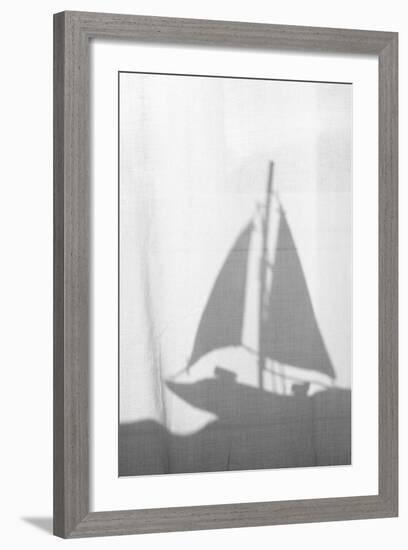 Substance, Silhouette, Sailing Ship-Nikky-Framed Photographic Print