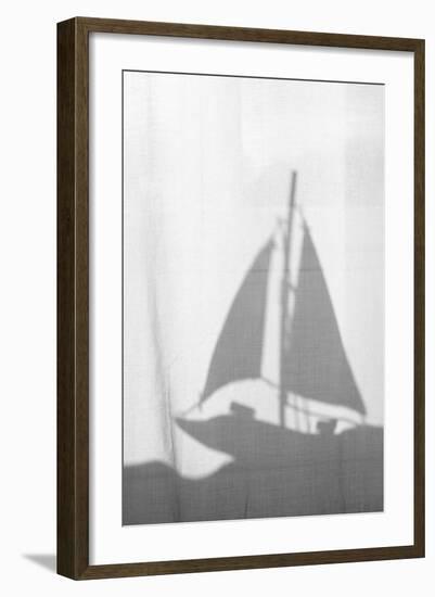 Substance, Silhouette, Sailing Ship-Nikky-Framed Photographic Print