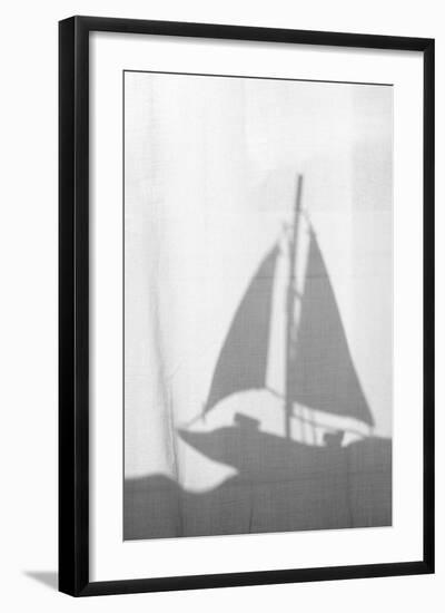 Substance, Silhouette, Sailing Ship-Nikky-Framed Photographic Print