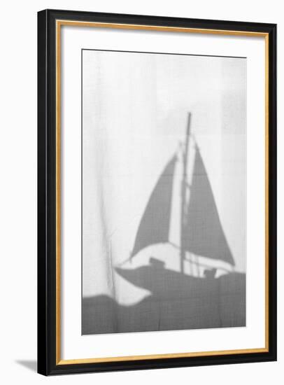 Substance, Silhouette, Sailing Ship-Nikky-Framed Photographic Print