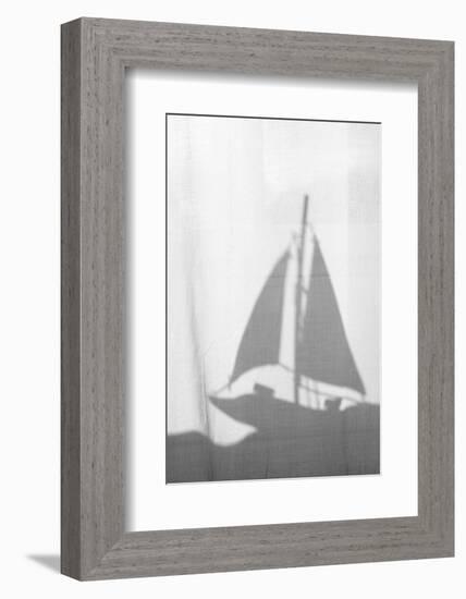 Substance, Silhouette, Sailing Ship-Nikky-Framed Photographic Print